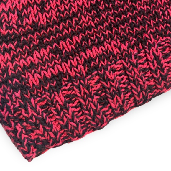 Aran Pure Handknit Turtleneck Cotton Sweater Oversized Pullover Small S - Picture 5 of 6